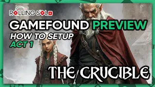 Blood & Skulls: The Crucible | Kickstarter Preview | Solo Playthrough | How To Setup