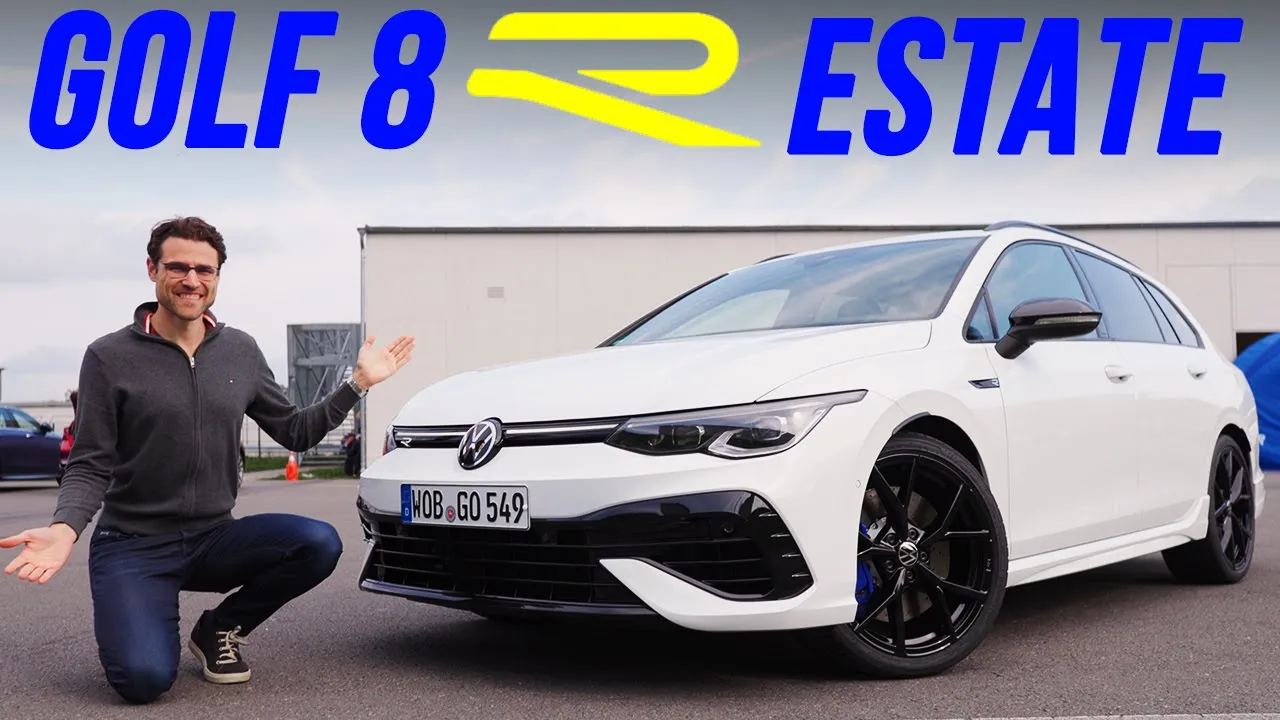 all-new VW Golf R Estate FULL REVIEW with racetrack 🏁 2022 Golf 8 R Variant