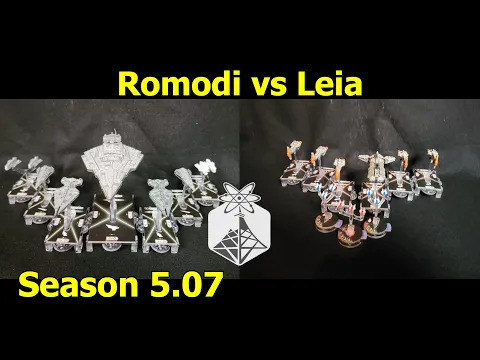 Star Wars Armada "Exhaustive Resources" Romodi vs Leia - ION Radio Battle Report