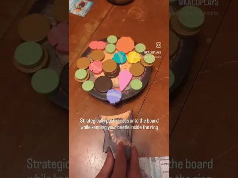 Kabuto Sumo in 20 Seconds: Push the bug or die trying #boardgames #howtoplay