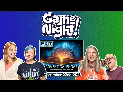 GameNight! 24 Days of Christmas - Exit: The Game Advent Calendar The Hunt for the Golden Book Day 22