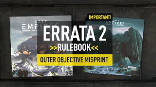 Lost Empires: War for the New Sun - Important Rulebook Errata 2: Outer Objective Misprint