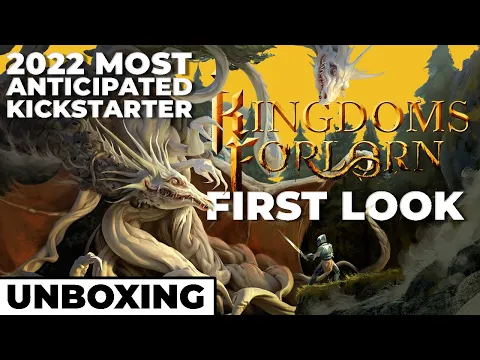 Kingdoms Forlorn - 2022's Most Anticipated Board Game - Unboxing / Showcase