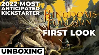 Kingdoms Forlorn - 2022's Most Anticipated Board Game - Unboxing / Showcase