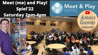 Meet and Play at Spiel'22 in Essen, Germany World's largest board game convention! * AmassGames *
