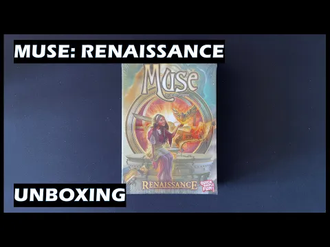 Unboxing Muse Renaissance card game