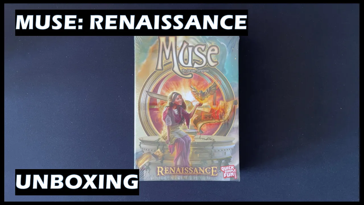 Unboxing Muse Renaissance card game