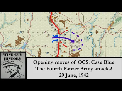 Opening moves of OCS: Case Blue - The Fourth Panzer Army attacks! 29 June, 1942.