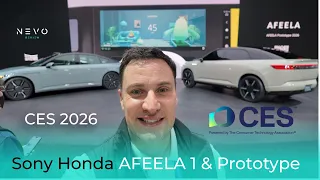 Sony Honda Afeela 1 CES 2026 & Prototype 1st Look