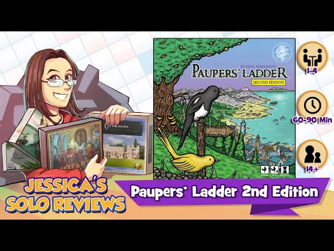 Jessica's Paupers' Ladder Second Edition and Expansions Solo Review