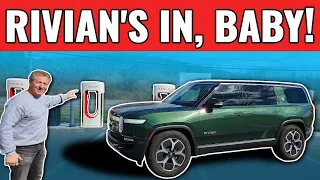 Rivian Vehicles Can Now Access Tesla Superchargers