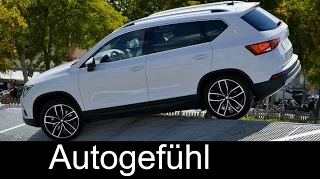 Seat Ateca offroad obstacle driving course climbing/tilting/HDC - Autogefühl