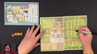 (With correct rules this time!) Three Sisters Board Game Solo Playthrough #2 | Danicha