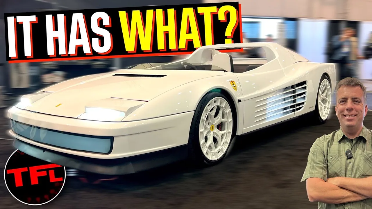 This Ferrari Testarossa Is Unlike Any Other. It's Bonkers!
