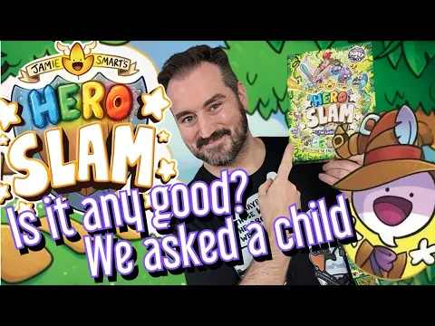 Jamie Smart's Hero Slam the Card Game. Is this boardgame from the Bunny vs Monkey creator any good?