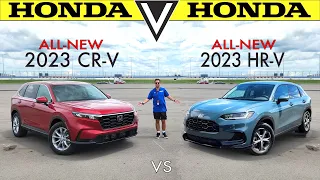 HONDA BATTLE! -- 2023 Honda CR-V vs. 2023 Honda HR-V: Comparison