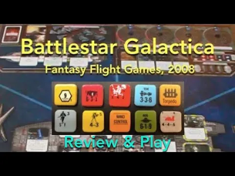 Battle Star Galactica, the Board Game (Fantasy Flight Games) Review & Play [RVW 112]