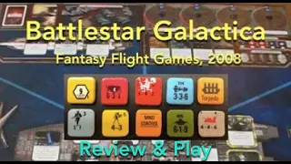 Battle Star Galactica, the Board Game (Fantasy Flight Games) Review & Play [RVW 112]