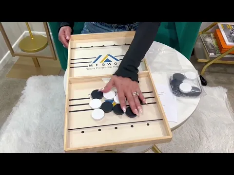 MEGWOZ LARGE FAST SLING PUCK GAME Love it!!! Full Review