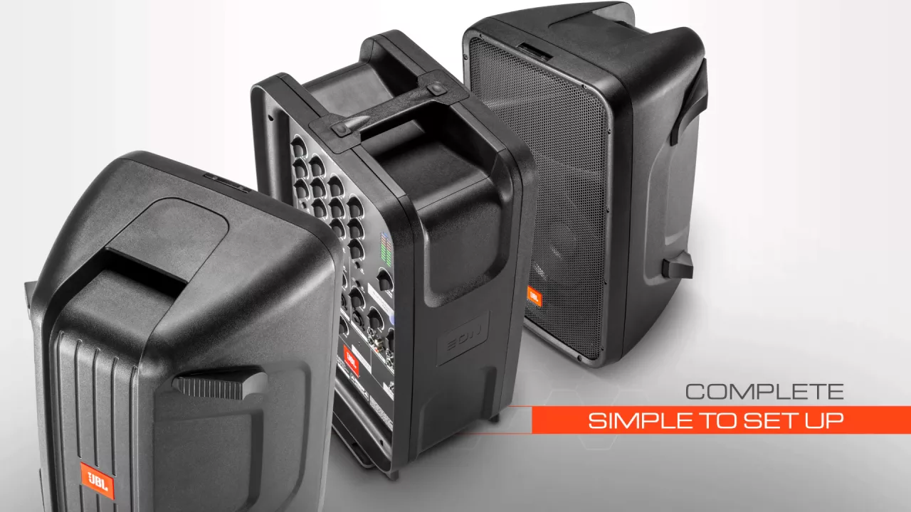 Product video thumbnail for JBL EON208P 8-Channel Portable PA with Bluetooth