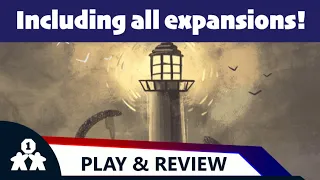 The Last Lighthouse play and review with expansion collection (review copy provided)