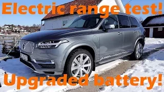 2018 Volvo XC90 T8 Electric Range Test! "Hypermiling it"