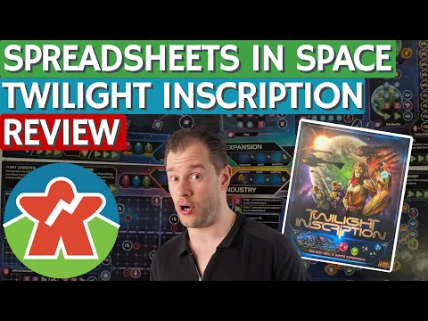 Twilight Inscription - Spreadsheets In Space - Board Game Review