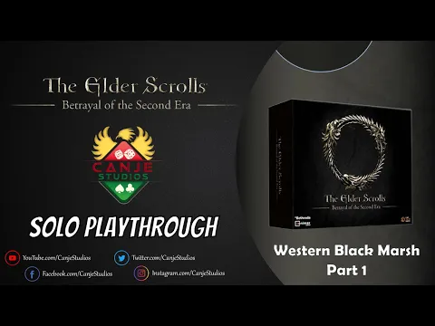 Canje Plays Elder Scrolls Betrayal of the Second Era - Western Black Marsh - Part 1
