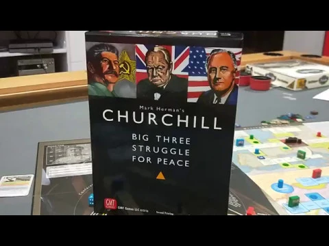 Churchill [GMT Games 2016] - Playthrough of Conference 6.