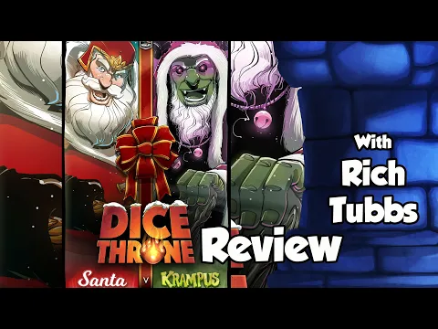 Dice Throne Santa vs Krampus Review - with Rich Tubbs