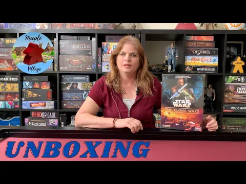Star Wars The Clone Wars Board Game Unboxing
