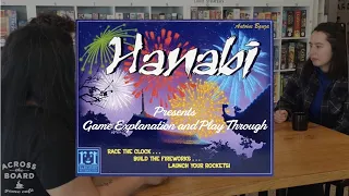Hanabi, the card game. Rules, setup, and play through!