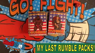 Opening my last Packs! Go Fight Pow Rumble Card Random Break - Trading Card Game - Go.Fight.Pow!