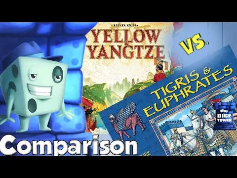 Yellow & Yangtze vs.  Tigris & Euphrates Comparison - with Tom Vasel