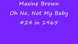 Maxine Brown - OH NO, NOT MY BABY