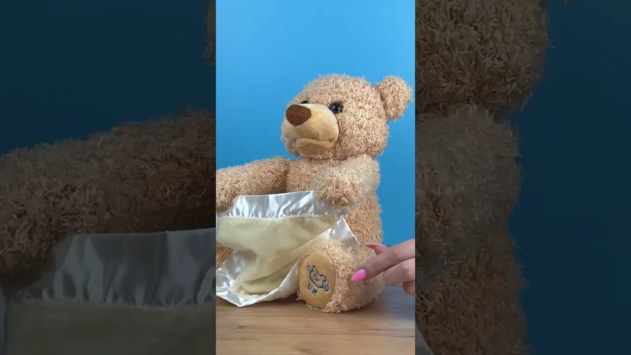 Интерактивный мишка Игра в прятки, говорит по-украински