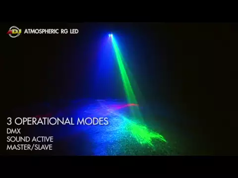 Product video thumbnail for American DJ Atmospheric RG LED Light Laser Effect