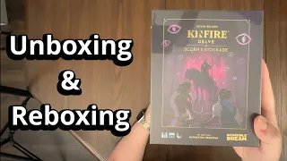 Kinfire Delve: Scorn's Stockade - Game Unboxing & Reboxing - What's Inside the box?