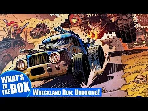 WRECKLAND RUN Solo Hero Series Board Game Unboxing