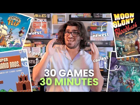 August Board Game Rankings 2025 | 30 Games in 30 Minutes