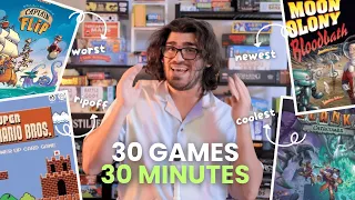 August Board Game Rankings 2025 | 30 Games in 30 Minutes