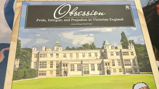Obsession board game unboxing