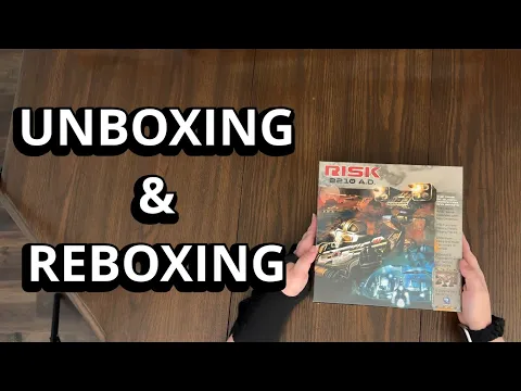 Risk: 2210 AD - Board Game Unboxing & Reboxing - What's Inside the box?