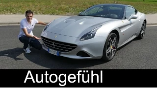 New Ferrari California T 2016 FULL REVIEW test driven V8 560 hp Turbo - Autogefühl