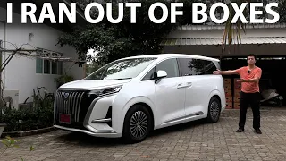 Denza D9 Performance banana box test and interior review