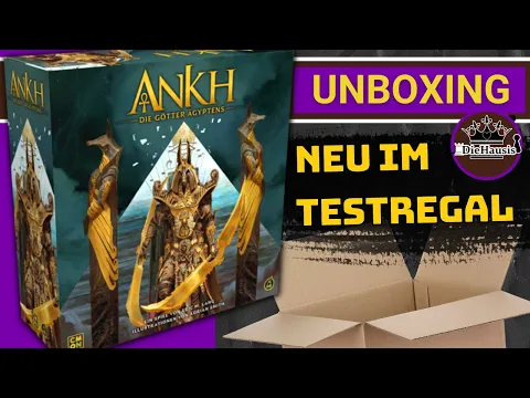 ANKH | WAS IST DRIN? - Brettspiel Unboxing (CMON / Asmodee) [Brettspiele]