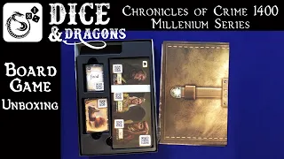 Dice and Dragons - Chronicles of Crime 1400 Unboxing