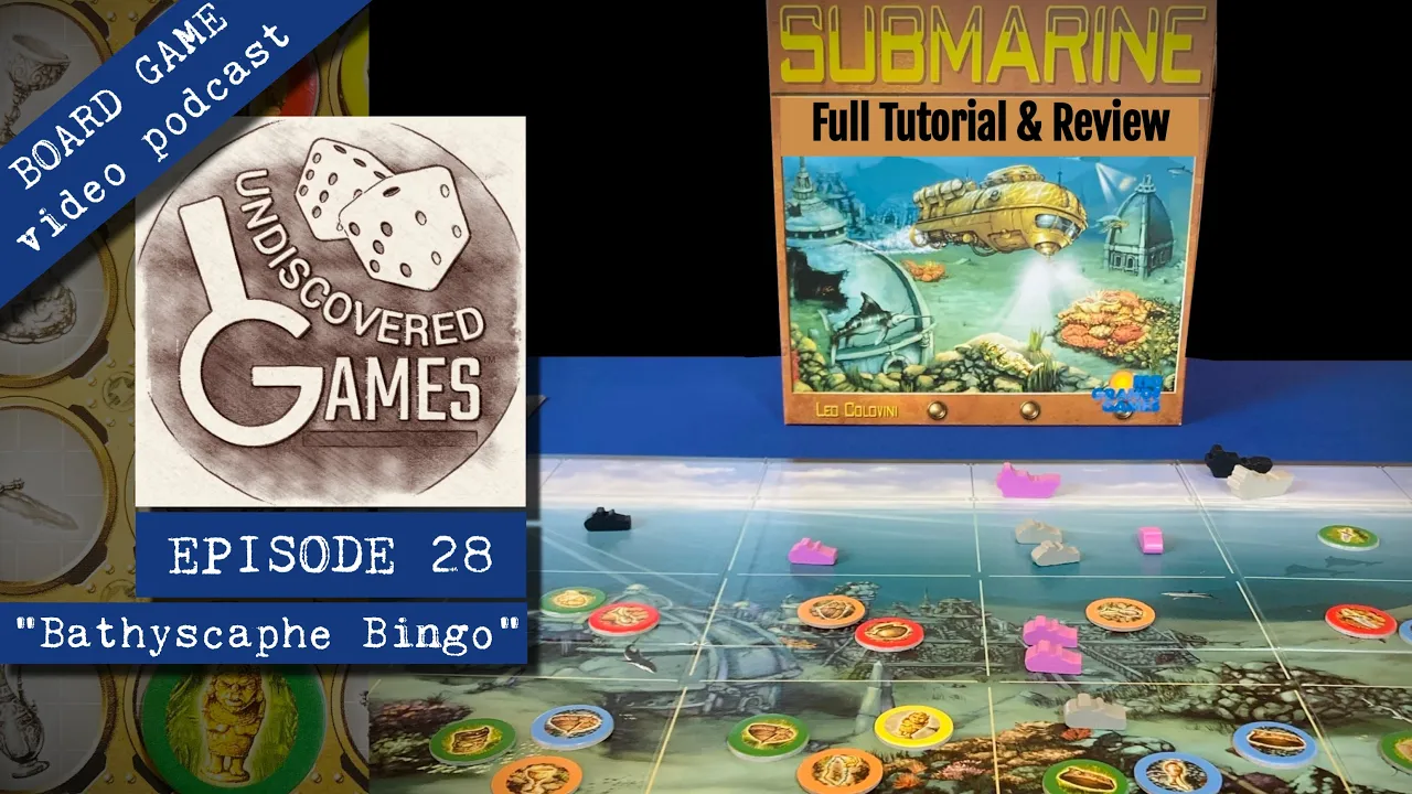 Leo Colovini's SUBMARINE BOARD GAME - Full Tutorial, How To Play, & First Impressions Review Ep28