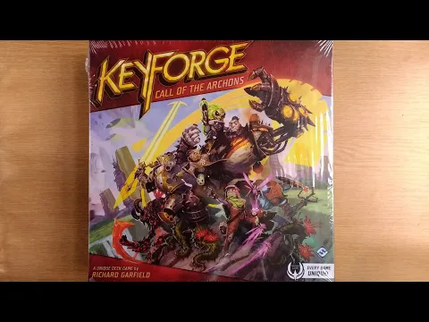 Keyforge Starter Set Unboxing and Component Overview