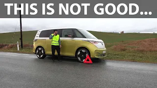 I drove VW ID Buzz until the battery died